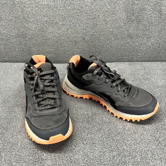 Reebok Sneakers Womens 8 Gray Coral Ortholite Trail Running Athletic Shoes - Picture 8 of 16